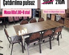 Restoran, kafe, bağ, mətbəx üçün masa desti