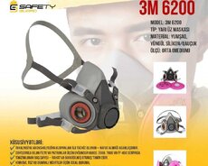 3M 6200 Yarım Üz Maskası