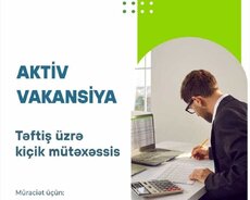 Təftiş üzrə kiçik mütəxəssis (Bəy namizədlər)
