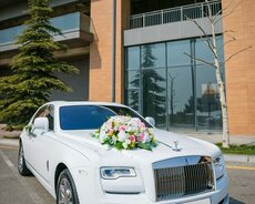 Прокат автомобилей Rolls Royce Ghost для жениха и невесты
