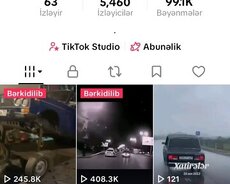 Tik tok hesabı