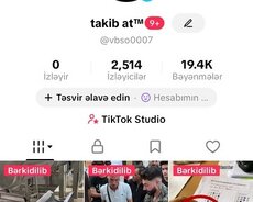 Tik tok hesabı