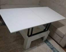 Açılıb yığılan Transformer jurnal masasi
