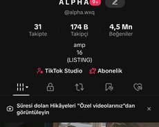 Tiktok hesabı