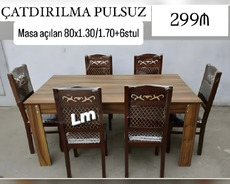 Masa + 6 Stul