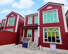 kreditlə 2 mertebeli həyət evi