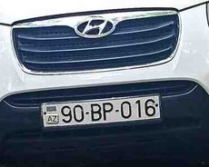Avtomobil qeydiyyat nişanı - 10-BP-016