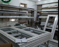 Plastic qapi pəncərə