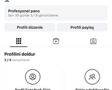 Instagram hesabı satılır