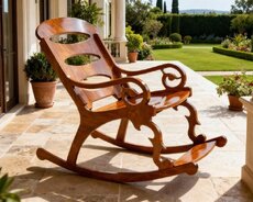 Yellənən kreslo mismarsız-şurupsuz taxtadan uzunömürlü