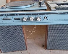 Qrammafon maqnitafon dəsti