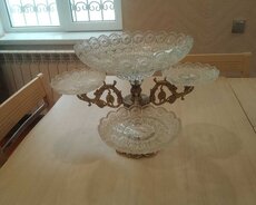 4 lu xrustal meyve qabi