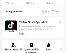 tiktok satılır təcili