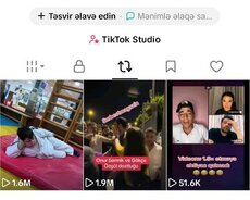 34.8k izləyicili aktiv Tiktok hesabı satılır