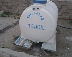 İşlənmiş su çəni 1500 litrlik