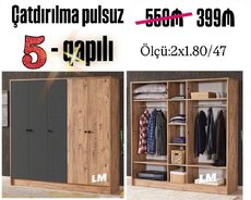 Beş qapılı dolablar