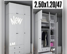 Üç qapılı dolablar təmiz laminatla