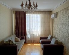 Bakıxanovda 3 otaqlı tam əşyalı əla mənzil