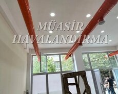 Havalandırma xidmətlərinin quraşdırılması