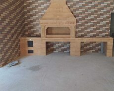 Manqal kamin ustası