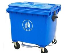 Zibil qabi 1100 ltr pedal və tekerli