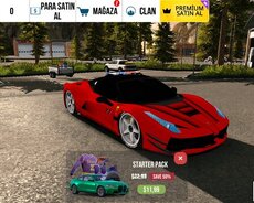 Car parkinq təzə Ferrari satılıq