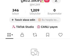 tik tok hesabı satılır
