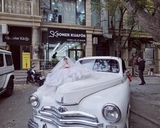 Retro pobeda gelin maşıni sifarişi