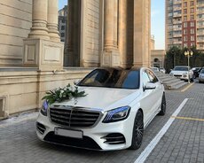 kirayə gelin maşıni Mercedes sclass