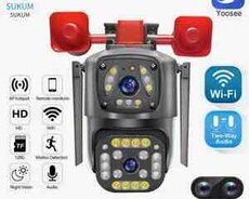Wi-Fi PTZ Kamera 360FHD 12MP, 4K+64GB