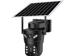 4G sim kartlı solar 360 FHD kamera 8MP, 4K+64GB