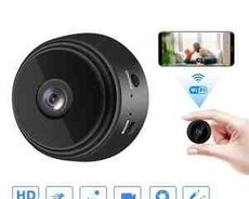 Wifi batareyalı mini kamera 1.2gün enerji+32GB