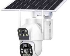 4G sim kartlı solar 360 FHD kamera 8MP, 4K+64GB