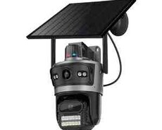 4G Sim kartlı Solar 360 FHD kamera 6MP+64GB