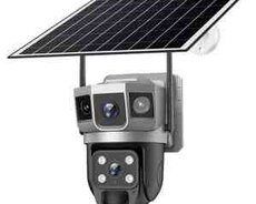 4G Sim kartlı Solar 360 FHD kamera 8MP, 4K+64GB