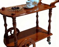 Servis arabası taxtadan Сервировочная тележка