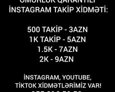 instagram, tiktok, youtube panel xidmətləri