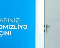 Təmizlik işləri görürəm