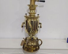 Qədim.latun samovar