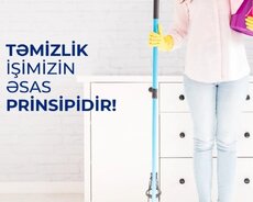 Təmizlik işləri görürəm