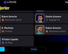 Efootball hesab satışı əzyət çəkdiyim hesabdi