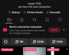 Tiktok səyfəsi satılır