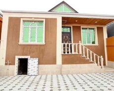 kreditlə 3 otaqli temirli həyət evi