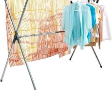 Paltar asilqani Asilqan ikiqat dirəkli paltar qurutma rafı qapalı