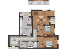 Həzi aslovda 3 otaqli mənzil satilir