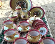 orijinal Madonna Almaniya (gdr) istehsalı çay dəsti