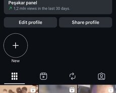 İnstagram səhifəsi satılır təcili