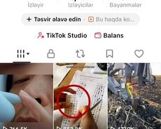 Tik tok hesabı