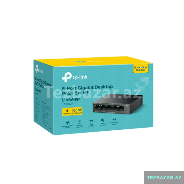 Kommutator Tp-link Ls105gp 5-Port Gigabit Desktop Switch Kommutator Tp-link Ls105gp 5-Port Gigabit Desktop Switch