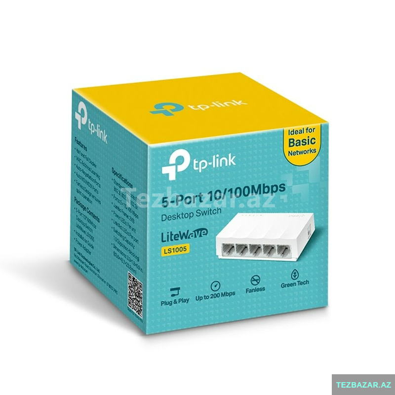 Masaüstü kommutator Tp-link Ls1005 Masaüstü kommutator Tp-link Ls1005